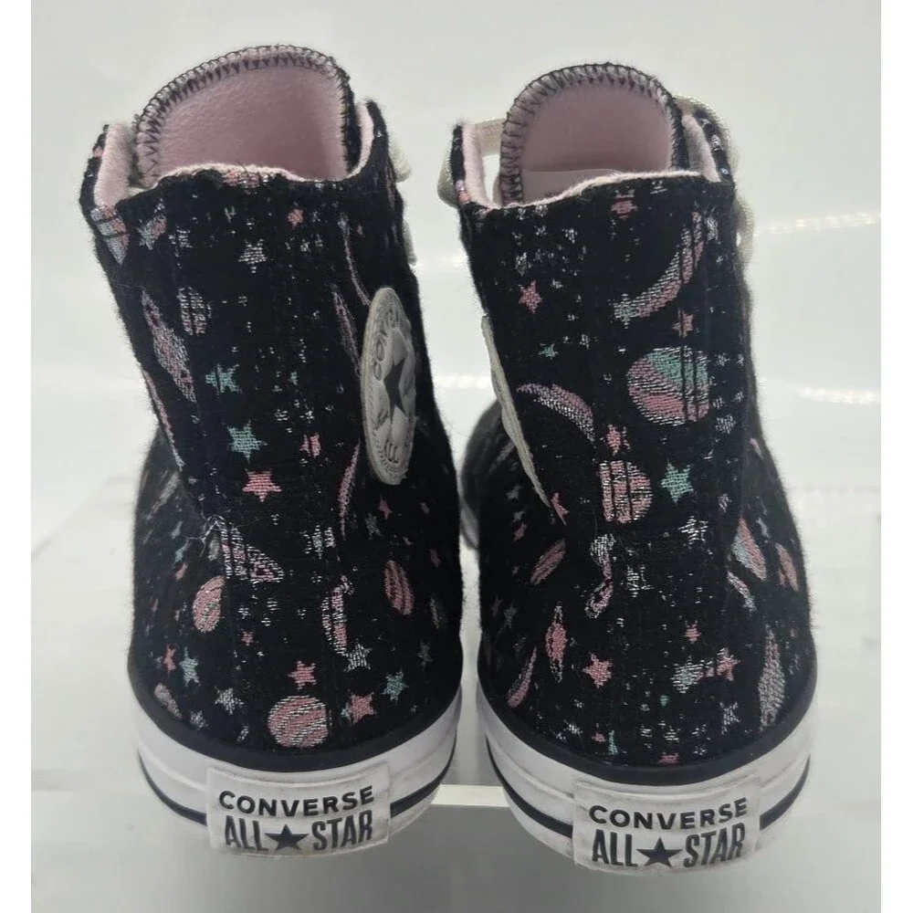 Converse Chuck Taylor All Star Hi high top sneakers space planets stars US 4